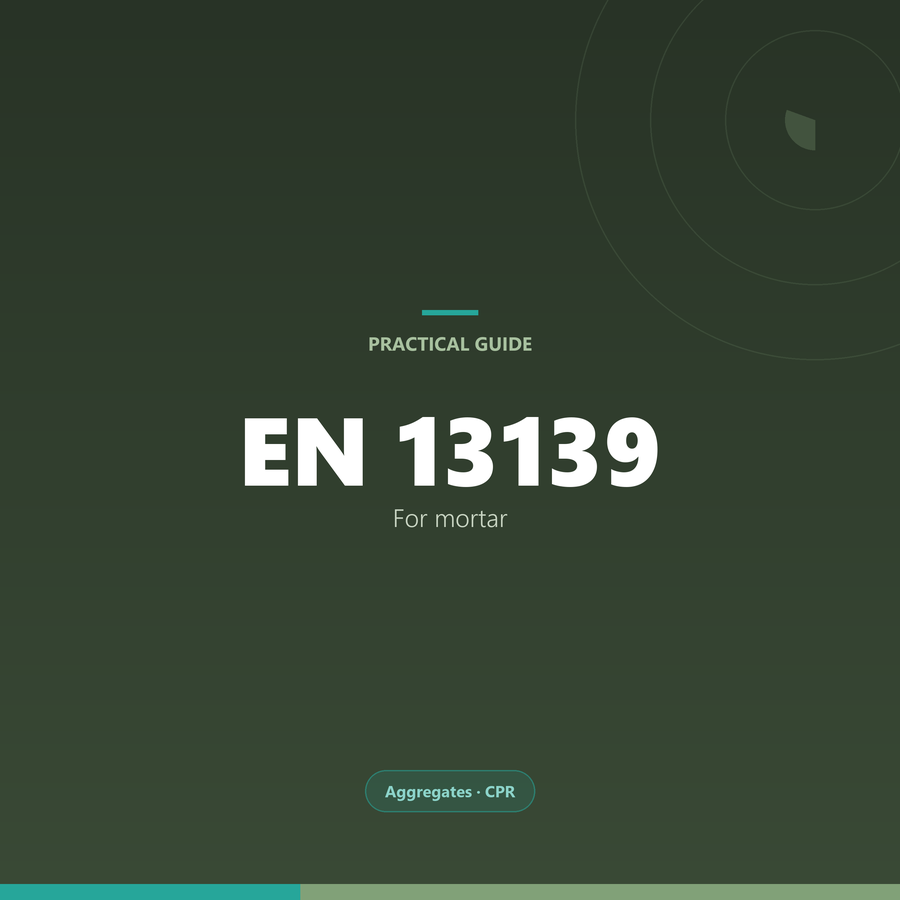 Aggregates for mortar — BS EN 13139