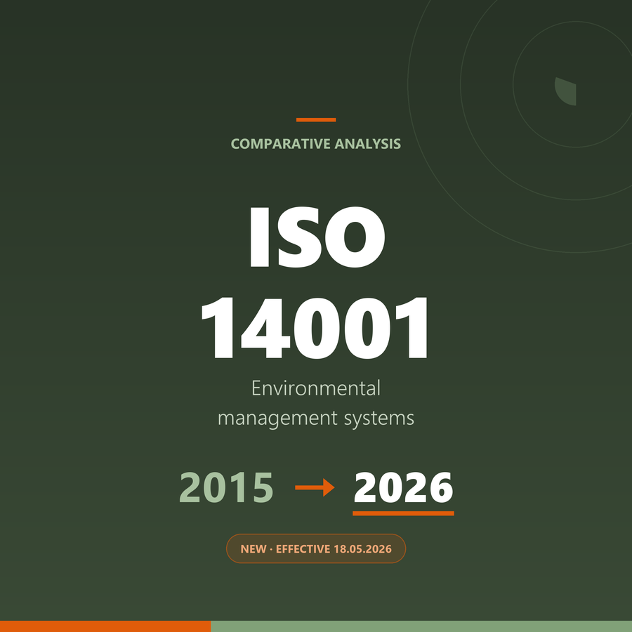 ISO 14001:2026 — comparative analysis